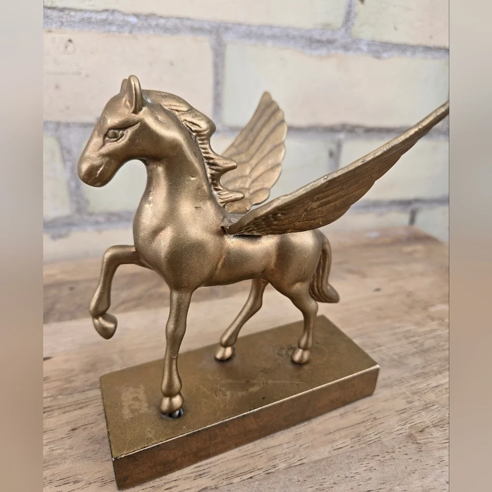 Vintage Brass Pegasus - Picture 4 of 8